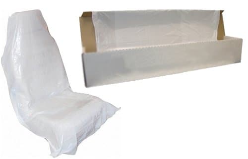 Fastcar 100 x Disposable Plastic Car Seat Covers