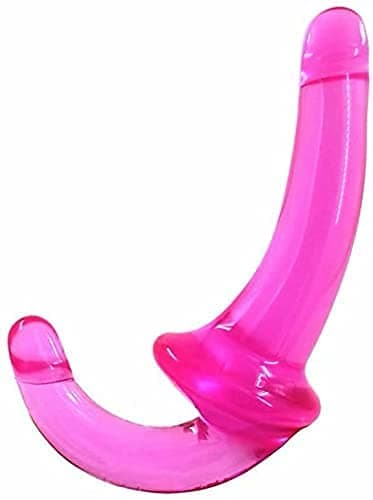 Double Headed Multi Functional Strāpless Strāp-on Didlõ Soft and Safe Silicone Material Strāpless Strāpon Didlõ for Pegging Waterproof Design Manual Control