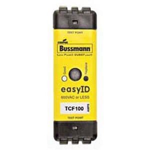 Eaton Bussmann TCF100 Class CF Fuse, Time-delay Dual-Element Current Limiting Cube, 100A, Interrupt Rating of 100 kA at 300 Vdc, 300 kA at 600 Vac
