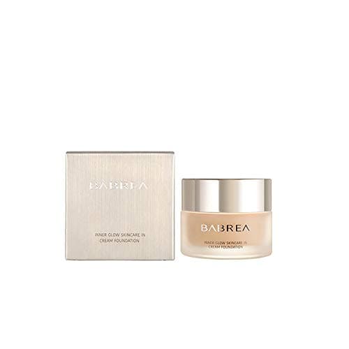 BABREA Inner Glow Skincare Cream Foundation, Full Coverage Long Lasting Water Proof Oil-Control Moisturizing Foundation Create Flawless Skin, 30g (02#)