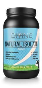 Natural Isolate-Strawberry 2.5lbs Microfiltered Whey Protein Isolate from grass fed cows. No Artificial Preservatives, Sweeteners, Gluten, Hormones, Transient Fats, Soy…
