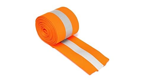 QiiMe Reflective Tape Safty Strip Sew on Lime Synth Fabric