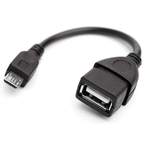 Micro USB to OTG Works with Gionee A1 Direct On-The-Go Connection Kit and Cable Adapter! (Black)