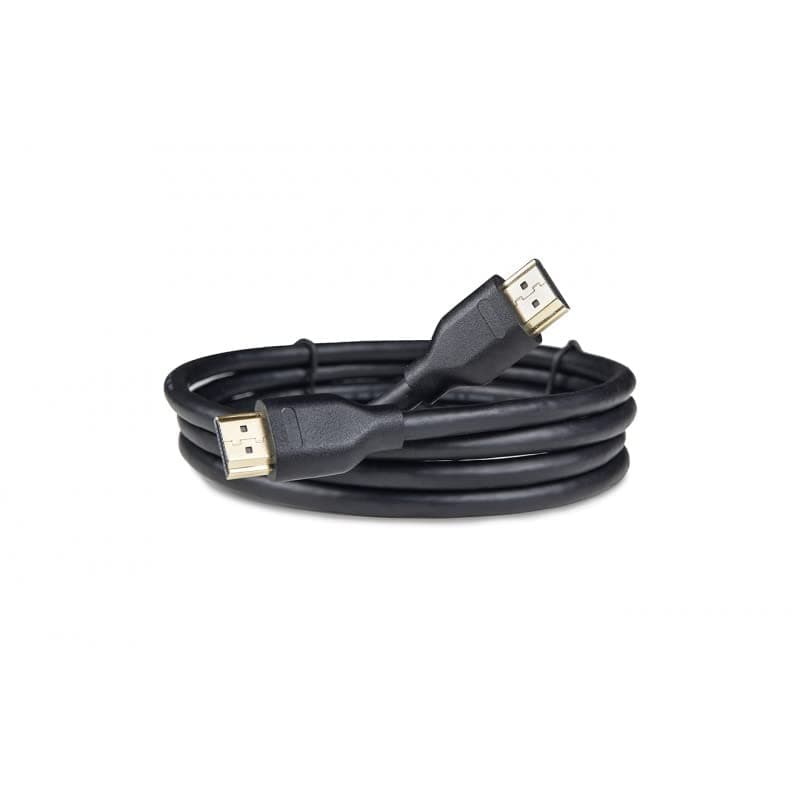DCU TECNOLOGICHDMI 2.1 Cable, High Speed 48 GB per Second, 24 K Gold-Plated Connectors, 2 m, Black