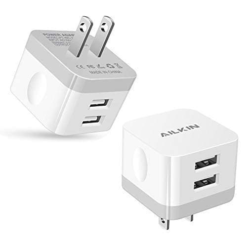 Square dual USB plug