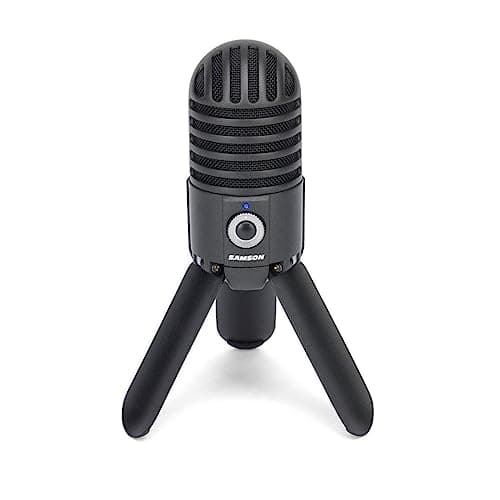 Samson Meteor Mic USB Studio Microphone Chrome Titanium Black