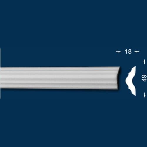 Fluvia 50 Dado Rail 20 Metres