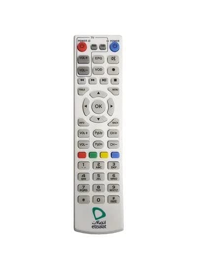 TV Remote Control - For Elife Etisalat [White]