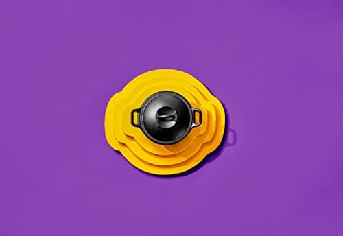 Lodge Pro-Logic 4 Quart Cast Iron Dutch Oven Pre-Seasoned Pot with Self-Basting Lid and Easy Grip Handles