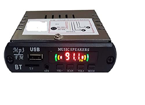 Bluetooth Mini Car Stereo, MP3 Player with FM,AUX & USB