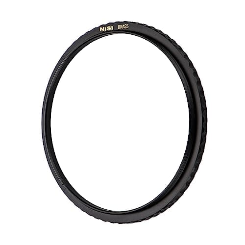 NiSi - Brass Pro 77mm to 82mm Step-Up Ring - Threaded Stepping Adapter Ring, 77mm Male Lens Attachment 82mm Female Filter and Accessory Thread - Matte Black Finish to Prevent Reflections, Brass Alloy