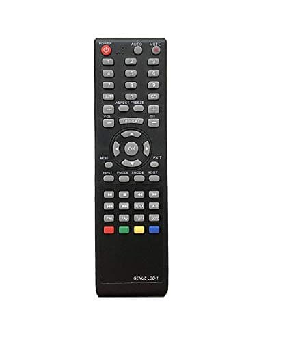 Upix® LED/LCD Remote, Compatible with Intex LCD/LED TV Remote Control - Old Remote Functions Must be Exactly Same