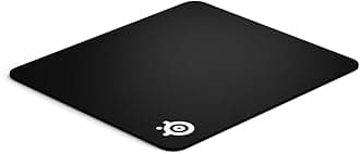 SteelSeries 63008 QcK Heavy, Thick Gaming Mouse Pad, 450 mm x 400 mm, Cloth, Rubber Base, Laser & Optical Mouse Compatible - Black
