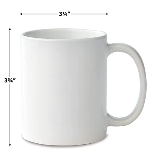 Mustache Personalized Coffee Mug - 11 oz. ceramic, Add Your Name, Microwave safe, Men's gift