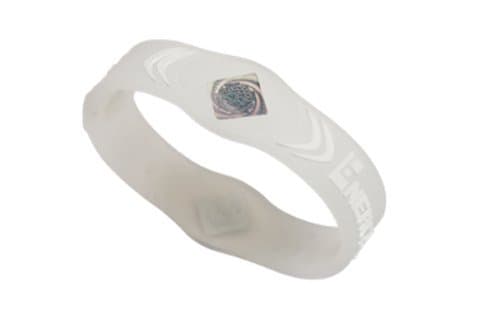 Wrist Band (Clear with White, Medium)