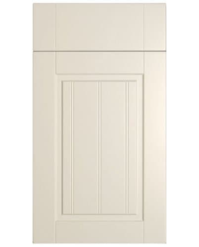 Avondale Ivory Vinyl Wrapped Replacement Kitchen Cabinet Cupboard Unit Carcass Doors & Drawer Fronts - Wall End Panel 780 X 350