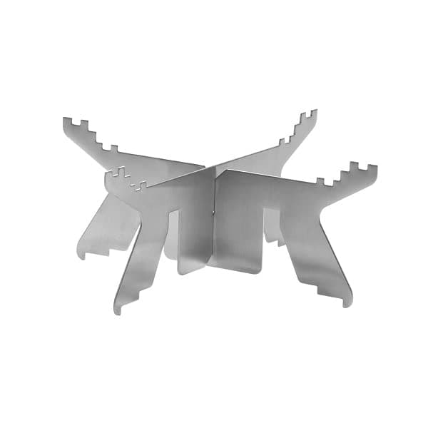 Pot-Base Support (NEW VERSION) for all Stainless Steel | Cook fast items like Oatmeal, Noodles over the chimney as it boils or b Use underneath to eliminate scorch marks to lawns,etc