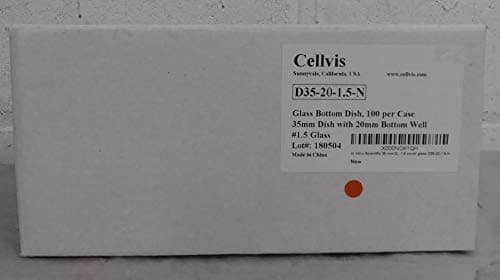 Cellvis 35 mm Glass Bottom Dish with 20 mm Micro-Well #1.5 Cover Glass D35-20-1.5-N