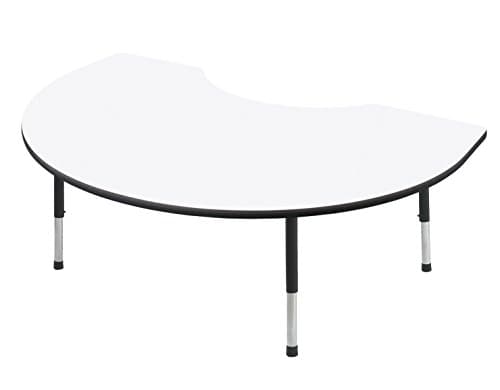 Classroom Select Apollo Markerboard Activity Table, Kidney, LockEdge, 48 x 72 Inches, Various Options