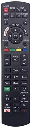 Television Remote Compatible with All Panasonic LED/LCD/HD TV Remote Control (Please Match The Image with Your Old Remote)