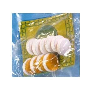 sujok byol magnet super big size-7mm One Pack-(Set-10pc) Yellow & White Ovel shape