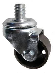Jack Caster, 2-1/2" x 1-1/4" Steel Wheel Jack Caster - 250 lbs Capacity