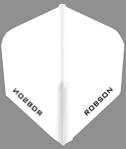 Robson 1 x SET DART FLIGHTS STANDARD WHITE