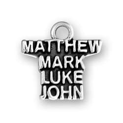 Matthew Mark Luke John Sterling Silver Charm