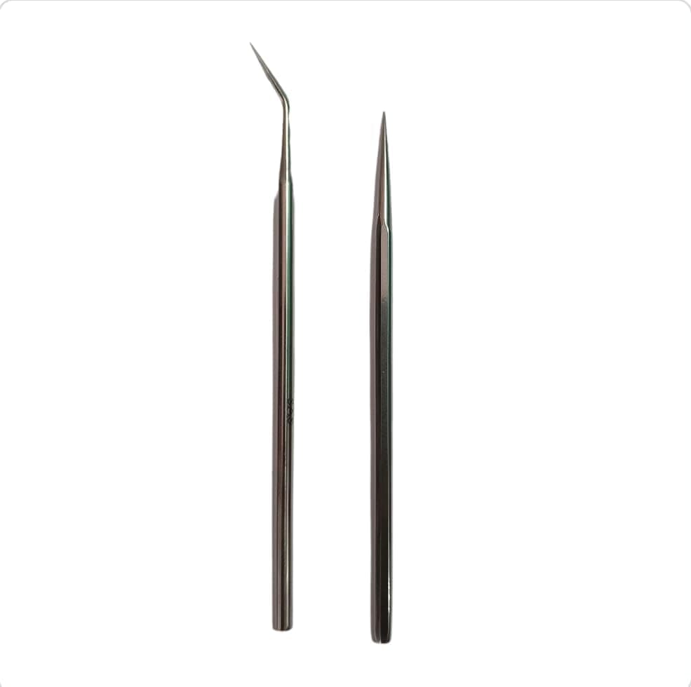 - Combo Set of One Pointed Straight Dissection Needle and One Angular Pointed Dissection Needle – Essential Tools for Precision Dissection and Laboratory Work SAS laboratory solutions