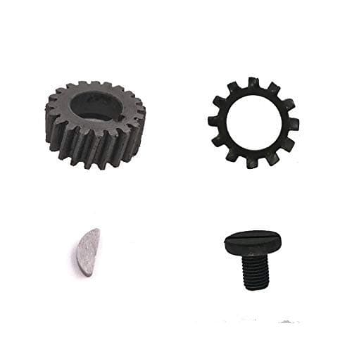 Small Bevel Wheel, Moon Key, Crank Gear Bolt, Spring Lock Washer, 2 Stroke Gas Motorized Bicycle 48cc/66cc/80cc