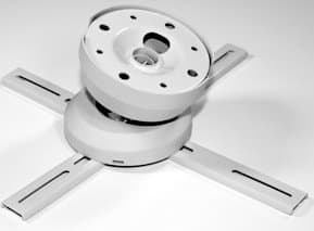 K2 Mounts K-Pro-W2 Universal Low Profile Projector Ceiling Mount Paintable - White