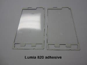 Pre-Customized Adhesive for Nokia Lumia 820 Touch Screen Digitizer Front Glass Screen Lens Glue Tape