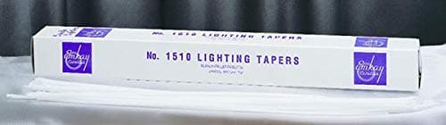 DariceCandle Wax Lighting Tapers 17 (100 Pack)