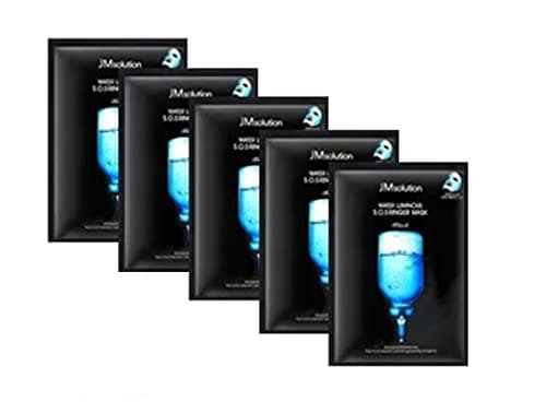 JM solution Water Luminous SOS Sringer Mask Black - 10 sheets