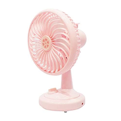 ASkyl Mini Table Fan Free Angle Adjustment USB Rechargeable Desk Fan (Multi-Color)