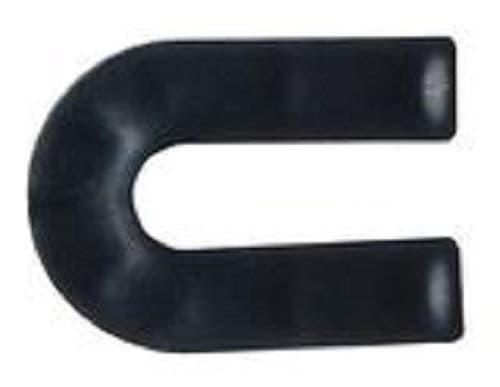 1/4 x 1-1/2 x 2 Plastic Horseshoe Shims - Black - 1000/Box