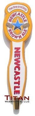 Newcastle Brown Ale Beer Tap Handle | Draft Handle | Tap Marker (1)
