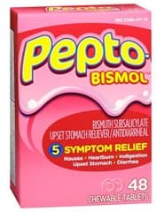 Pepto Bismol Original Chewable 48 ct