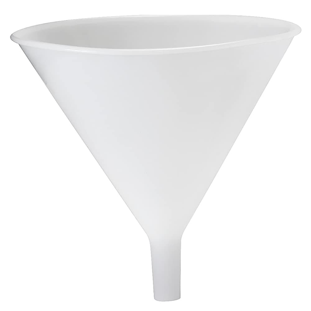 Hutzler Plastic Funnel, 64 oz, Natural