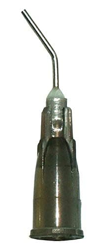 Dental Pre Bent Needle Tips 100 Tips 22 Ga./Gray, sealant-Cement