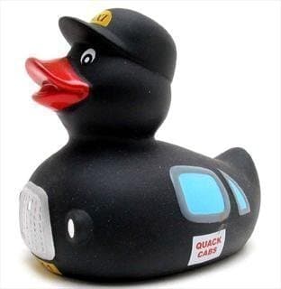 Taxi Black Cab Rubber Duck