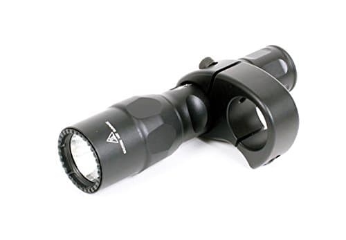 SureFire 6PX Pro Dual-Output LED Flashlight with L&M 1" Tube Shotgun Mount - Fits Winchester 1300 Defender; Mossberg 590, 500; Remington 870, 1100, 1187