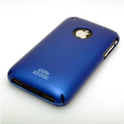 Apple iPhone 1G Soft Polycarbonate Slim fit Case - Blue (Cozip) Made in Korea
