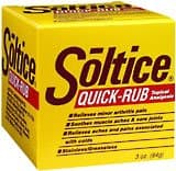 Soltice Quick Rub Topical Analgesic - 3 Ounces