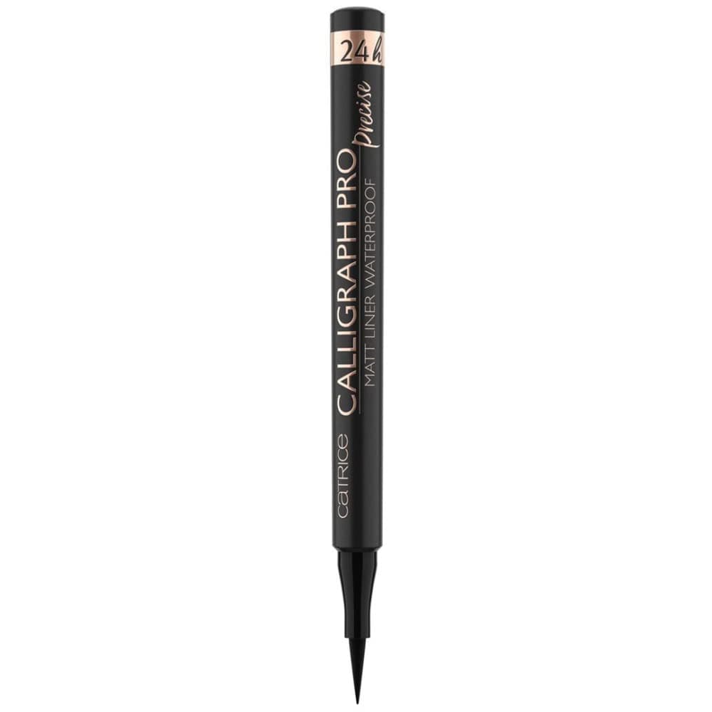 – Catrice Calligraph Pro Precise 24H Matt Liner Waterproof, 010 Intense Black, 1.2 Ml