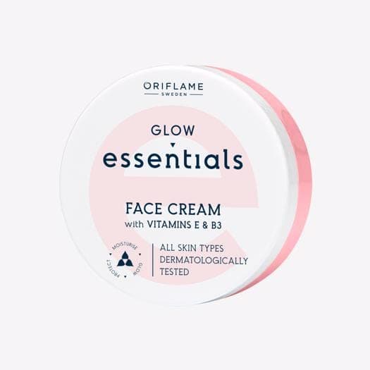 essentials glow face cream with vitamins e and b3-75 ml