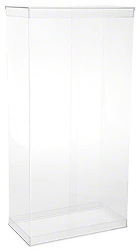 DollSafe Deluxe Folding Doll Display Case with Acrylic top and bottom 9.5 W x 5 D x 19 H