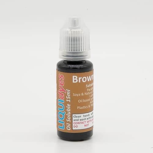 LiquiDyes ® - Liquid Candle Dyes 15ml Multiple Colours (Brown)