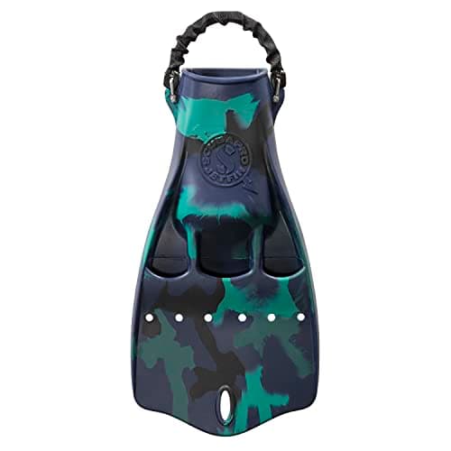 SCUBAPRO Jet Diving Fin with Spring Heel Strap (Dark Blue Camo, M)