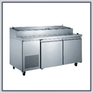 Alamo 71" wide Double Door Pizza Prep Table